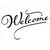 Set of 8 Individual Stencils for Making a DIY Welcome Sign,Reusable Porch Sign and Front Door Vertical Welcome Stencil Welcome Sign Stencils